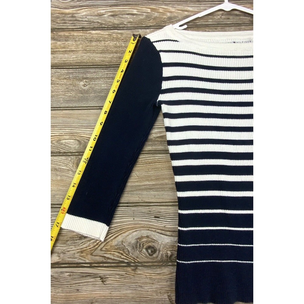 Tommy Hilfiger Striped Women’s Knit Sweater - Picture 6 of 9